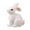 H, variant on Easter Mini Bunny Figurines Resin Miniature Rabbit Figure Small Bunny Cupcake Toppers Bulk Rabbit Cake Decorations for Spring Easter Egg Fillers Party Supplies 1/2/3/4/5/6PCS