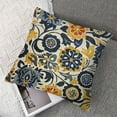thumbnail image 7 of nygtbtfer Set of 2 Carpet Pattern Decorative Throw Pillows Outdoor PillowCase Square Linen Cushion Case Decor for Sofa Couch Bed White, 7 of 7