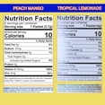 thumbnail image 7 of Dole Peach Mango & Tropical Lemonade Zero Sugar Drink Mix Sticks, Low Calorie Summer Refreshment, 12 Total Servings 2 Boxes with Snoep in Beperkte Oplage, 7 of 7