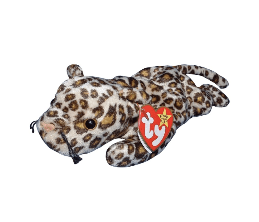 4066 for sale online Ty Beanie Babies Freckles the Spotted Leopard Plush Toy 