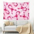 thumbnail image 3 of Xecao Breast Cancer Ribbons Awareness Print Tapestry, Wall Hanging Room Funny Decor, Backdrop Room Decor for Bedroom Living Room dormitory, 3 of 8