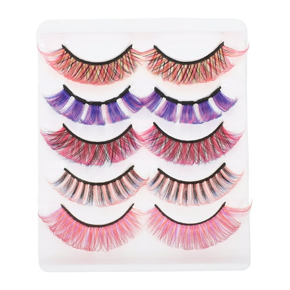 BRIGHTFUFU 1 caja de pestañas postizas realistas, pestañas de injerto DIY, pestañas postizas vívidas