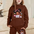 thumbnail image 2 of WEAIXIMIUNG Chandails en Molleton pour Filles Mode Décontractée Imprimée à Manches Longues avec Capuche et Pantalon Ensemble 10-11 Ans, 2 of 4