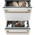 thumbnail image 3 of Cafe Cdd420p 24" Wide Double Drawer Dishwasher - Matte White / Brushed Bronze, 3 of 4