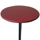 thumbnail image 2 of Cubierta de de poliéster de Color sólido te impermeable ajustada forma forma forma 23 pulgad diámetro rojo perfecl mantel redondo, 2 of 8