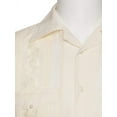 thumbnail image 2 of Gentlemens Collection Embroidered Guayabera Shirts for Men - guayaberas para Hombres Cream X-Large, 2 of 4