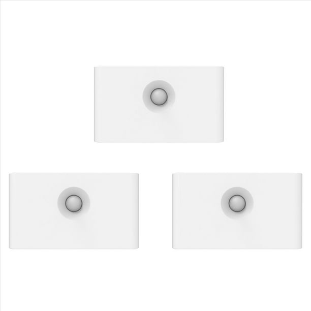 3X Lámpara de Escalera Recargable con Sensor de Movimiento, Luz de Noche Cálida, Pegada en el Pasillo, la Cocina, el Armario, el Dormitorio,