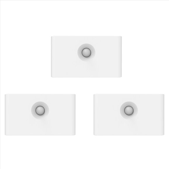 3X Lámpara de Escalera Recargable con Sensor de Movimiento, Luz de Noche Cálida, Pegada en el Pasillo, la Cocina, el Armario, el Dormitorio,