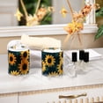 thumbnail image 7 of Yellow Sunflowers Green Leaves Translucent Plastic Cans Storage Canisters with Lid Set of 2, 7 of 7