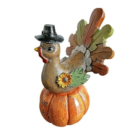 

Halloween Decorations Pumpkin Decorations: Haunted House Decorations Postman Decoration Thanksgiving Pumpkin Turkey Decoration Figurine Party Large Yard Statue and Sculpture (Yellow One Size) Red
