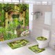 thumbnail image 1 of Cortina de ducha de bosque encantado de primavera, cortinas de ducha de hadas de fantasía, cortina de ducha de mariposas de jardín para baño, cortina de baño impermeable de dibujos animados con, 1 of 7