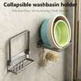 thumbnail image 4 of Upgrades Bathroom Washbasin Rack Space Saving Wall Mounted Organizes Bathroom Hanging Shelf Aluminum Rack for Washbasin, 4 of 13