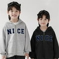 thumbnail image 6 of Otqutp Kids Letter Print Zip-Up Hoodie Sweatshirt Y2k Graphic Long Sleeve Streetwear Jacket Cotton Oversized Preppy Clothes, 6 of 8