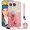 Rose Gold, variant on CCSmall for OnePlus Nord 4 Bling Case Crossbody Lanyard for Woman Girls, Glitter Diamond Flower Shoulder Strap Wristband Cute Sparkle Protective Case Cover for Nord 4 YSH Purple