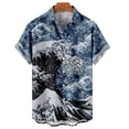thumbnail image 5 of Nuevas camisetas gráficas de olas del océano para hombres, ropa de surf 3D, camisetas de playa hawaianas, ropa vintage Y2k de manga corta, tops con solapa, 5 of 5