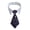 Black, variant on Dog Neck Tie, Striped Pet Collar Bib, Adjustable Water Towel Scarf, Pet Neckwear