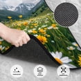 thumbnail image 3 of Disketp Mountain Daisy Meadow for Crystal Velvet Car Mats Four-Piece Set,All-Season Automotive Protection, Vehicles, Cars, Trucks, and SUVs,Anti-Slip Design, 3 of 7