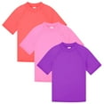 thumbnail image 1 of BIG ELEPHANT 3 Pack Kids Short Sleeve Rash Guard Shirt UPF 50+ Protection Swimwear Quick Dry Swim Tee Youth Rashguard, 1 of 5