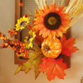 thumbnail image 2 of Wreaths For Front Door, Wooden Framed Autumn Decor, Fall Wall Decorations For Home, Living Room, Porch, Bedroom, Prefect Ornaments For Holiday Party X, 2 of 4