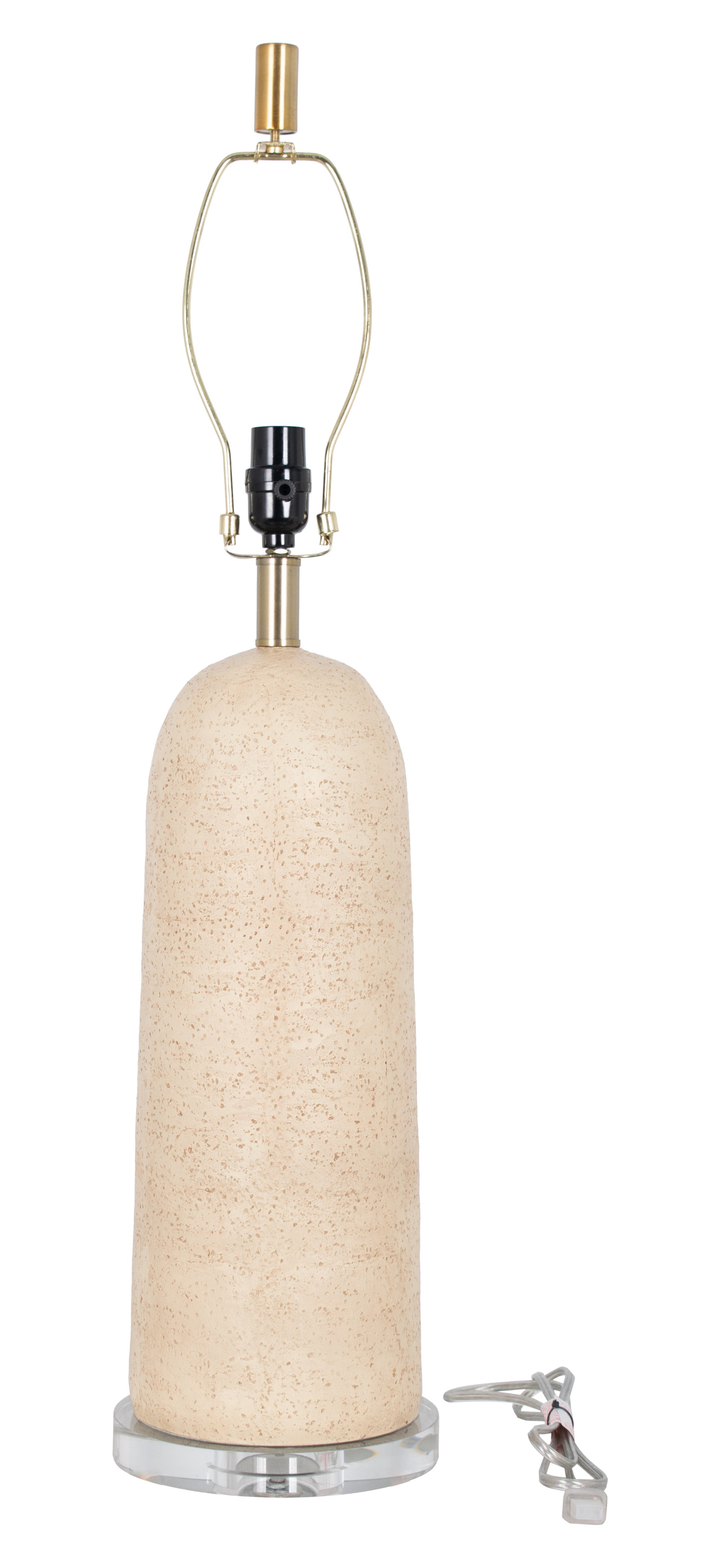 Cooper Ridge Polyresin 32" Table Lamp with Linen Shade, Yellowish Brown (Set of 2)