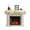 Yellow White, variant on Fall Scarecrows Fireplace Mantel Scarf Cover 70"Wx17"L,Fireplace Mantel Shelf Top Runner,Autumn Thanksgiving Farm Pumpkins Fruit Mantle Dresser Scarves Table Runner for Holiday Party Living Room