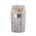 thumbnail image 2 of Wicker Woven Storage Basket Flower Plants Straw Pots Home Decor, 2 of 2