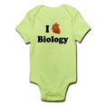 thumbnail image 1 of CafePress - I (Heart) Biology Infant Bodysuit - Baby Light Bodysuit, 1 of 1