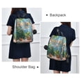 thumbnail image 4 of FORMRS Women's Travel Backpack Purse Anti-Theft Hidden Pockets Casual Shoulder Bag, Blue Sea Boat, 4 of 7