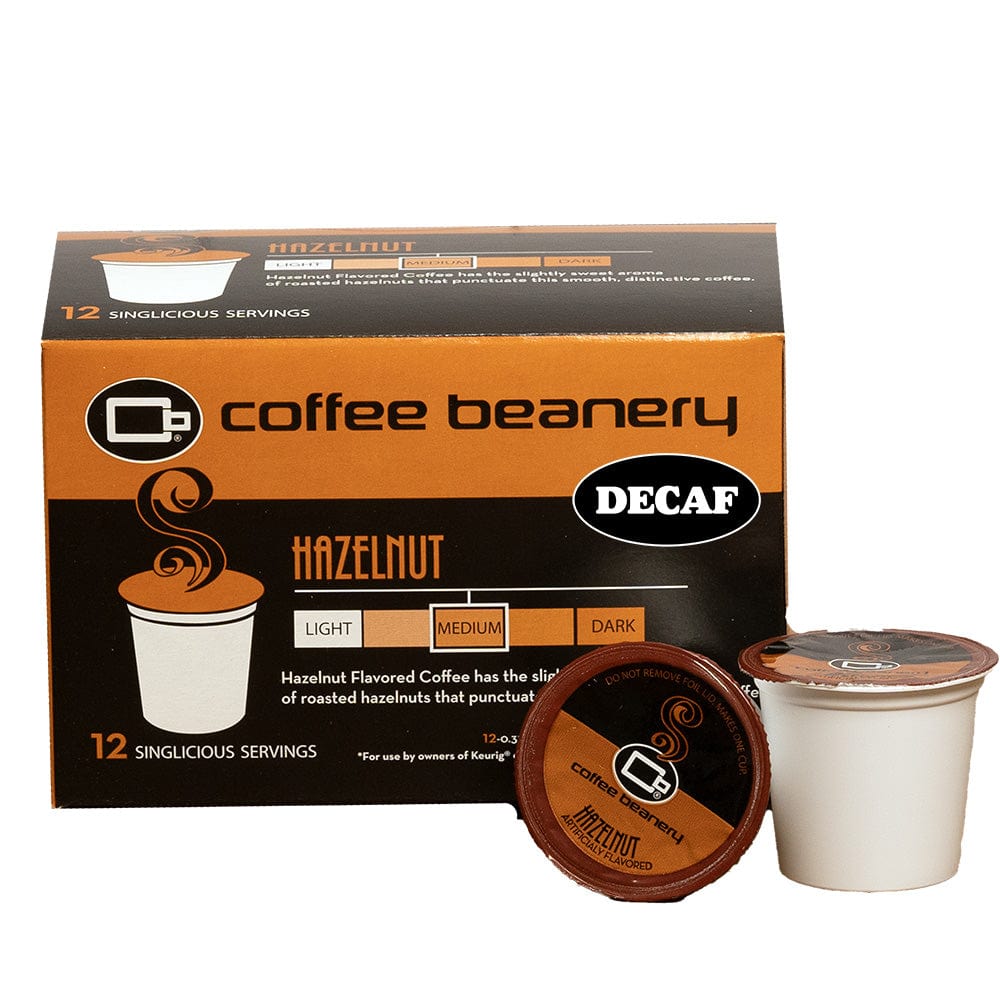 Hazelnut Flavored Coffee Regular or Decaf Decaf, Size 12ct Pods