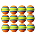 thumbnail image 4 of SEWACC 12Pcs Lightweight Eva Playing Balls Assorted Stripe Colors for Indoor Use, 4 of 8