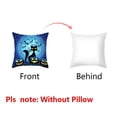 thumbnail image 3 of 1Pcs Black Cat Throw Pillow Cover 18 x 18 Inch for Thanksgiving Halloween Decorative Fall Harvest Easter, Cotton Linen Cushion Cover Pillow Case for Car Sofa Bed Couch 45 x 45 CM, 3 of 3