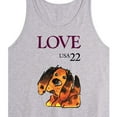 thumbnail image 2 of USPS - Love Puppy - Men's Jersey Tank Top, 2 of 4