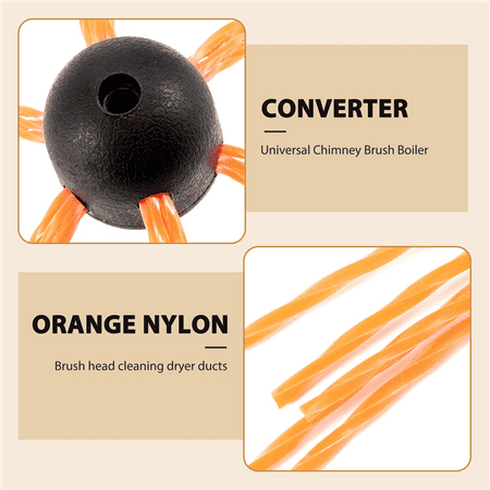 

Chimney Sweeping Brush Cleaning Sweep Flexible Industrial Chimney Boiler Dryer