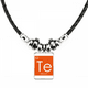 thumbnail image 1 of quimica elementos periodo cuadro semimetal telurio d collar a mano colgante de cuerda de cuero Unbranded M, 1 of 3