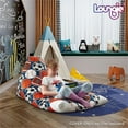 thumbnail image 4 of Bean Bag Covers Sport Black Microfiber 55"x35" Microfiber Storage, 4 of 7
