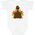 thumbnail image 3 of Inktastic Thanksgiving Pilgrim Turkey Boys or Girls Baby Bodysuit, 3 of 5