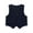 Navy Blue, variant on TiaoBug Boys Gentleman Dress Suit Vest Formal Suit Slim Fit Waistcoat for Wedding birthday Party Black 6