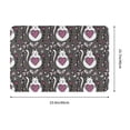 thumbnail image 3 of Non Slip Door Mat, Abstract Cartoon Cat Heart Flower Fast Drying Bath Tub Mats, Absorbent Bathroom Rugs Entrance Welcome Mat, Bath MatS for Tub, Floor, Home, Kitchen, Hotel,16x24in, 3 of 6