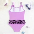 thumbnail image 5 of CAIXIA Girls Tankini Swimsuits Size 14-16 Trendy Polka Dot Stretchy Upf 50+ Uv Sun Protection Girls Cutout One-Piece Bathing Suit for Cute Swimwear, 5 of 9