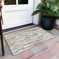 thumbnail image 6 of Addison Rugs Chantille Indoor/Outdoor Transitional Stripes Ivory Washable Rectangle Rug, 1'8" x 2'6", 6 of 6