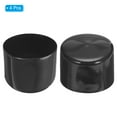 thumbnail image 3 of Uxcell 60MM Vinyl Rubber End Caps, 4 Pack Round Bolt Screw Covers Caps for Metal Tubing Bolts, Black, 3 of 7