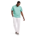 thumbnail image 3 of Camisa Polo IZOD para Hombre de Manga Corta Interlock Verde Beryl, 3 of 7