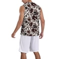 thumbnail image 2 of Honeii Cow Skin print basktball shirt for men and women, Unisex basketball jersey for Theme party-Large, 2 of 6
