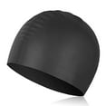 thumbnail image 2 of Silicone Long Hair Swimming Cap For Women Men Adult Kids Swim Cap Hat, 2 of 6