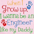 thumbnail image 2 of CafePress - Engineer Like My Daddy Infant Bodysuit - Baby Light Bodysuit, Size Newborn - 24 Months, 2 of 4