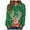 Green-a, variant on Christmas Reindeer Sweatshirts for Women 2025 Long Sleeve Crewneck Snowflake Cute Deer Graphic Sweatshirt Pullover Tops