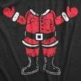 thumbnail image 2 of Mens Santa Body T Shirt Funny Christmas Party Saint Nicholas Suit Tee for Guys Graphic Tees, 2 of 9