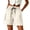 Beige Womens Shorts, variant on Womens Cargo Shorts Casual Hiking Mid Rise Drawstring Elastic Waisted Straight Leg Going Out Short for Women with Pockets