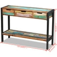 thumbnail image 4 of vidaXL Buffet 3 Tiroirs Bois Massif Recyclé, 4 of 5
