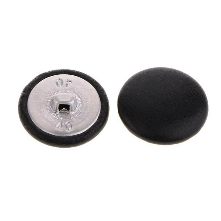 10x Artificial Leather Covered Upholstery Buttons Garments Sewing Decor 2cm  